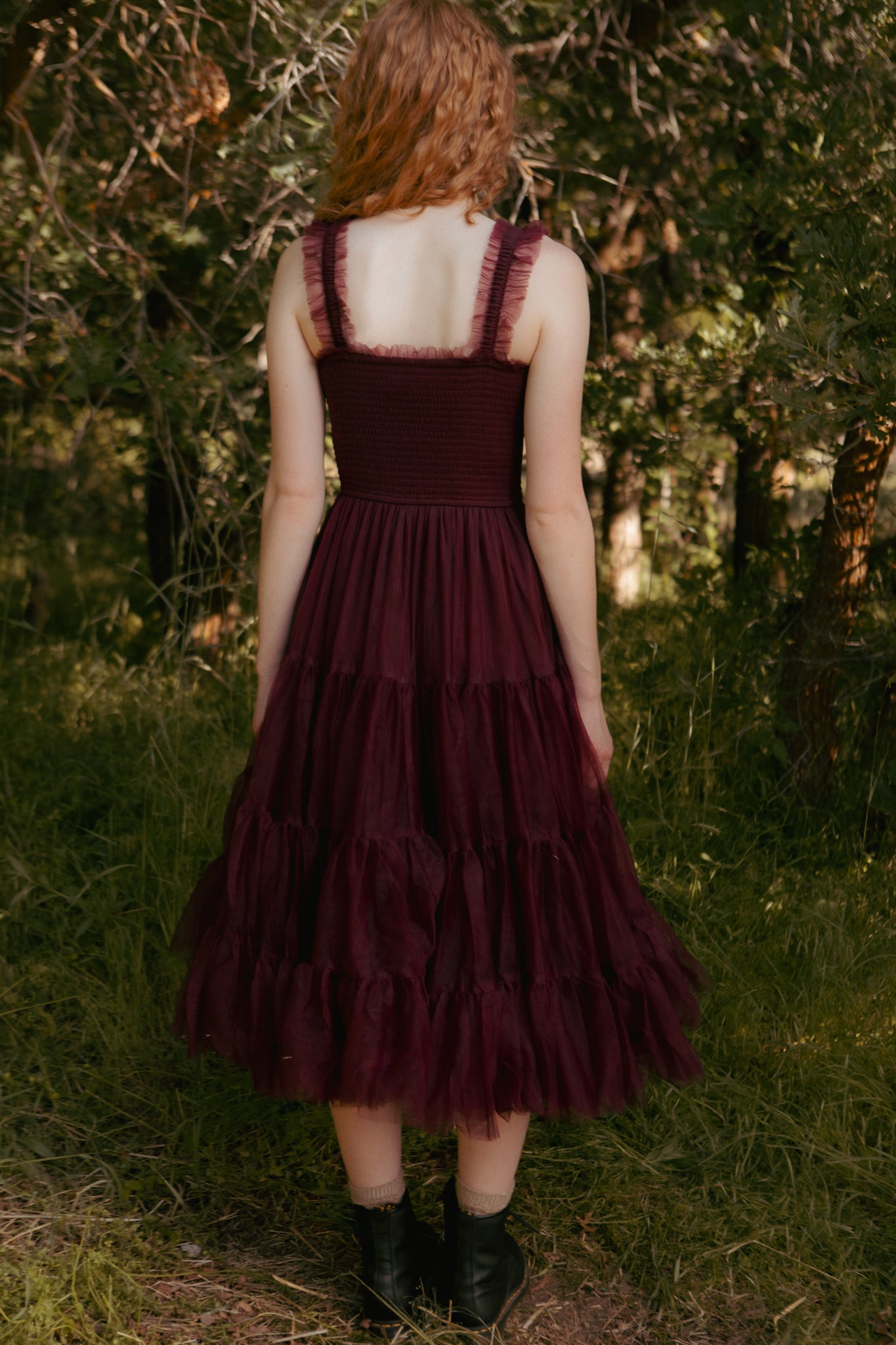 Destiny Dress in Burgundy