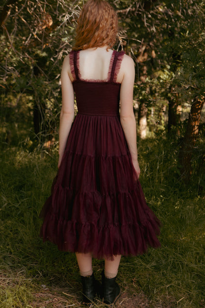 Destiny Dress in Burgundy