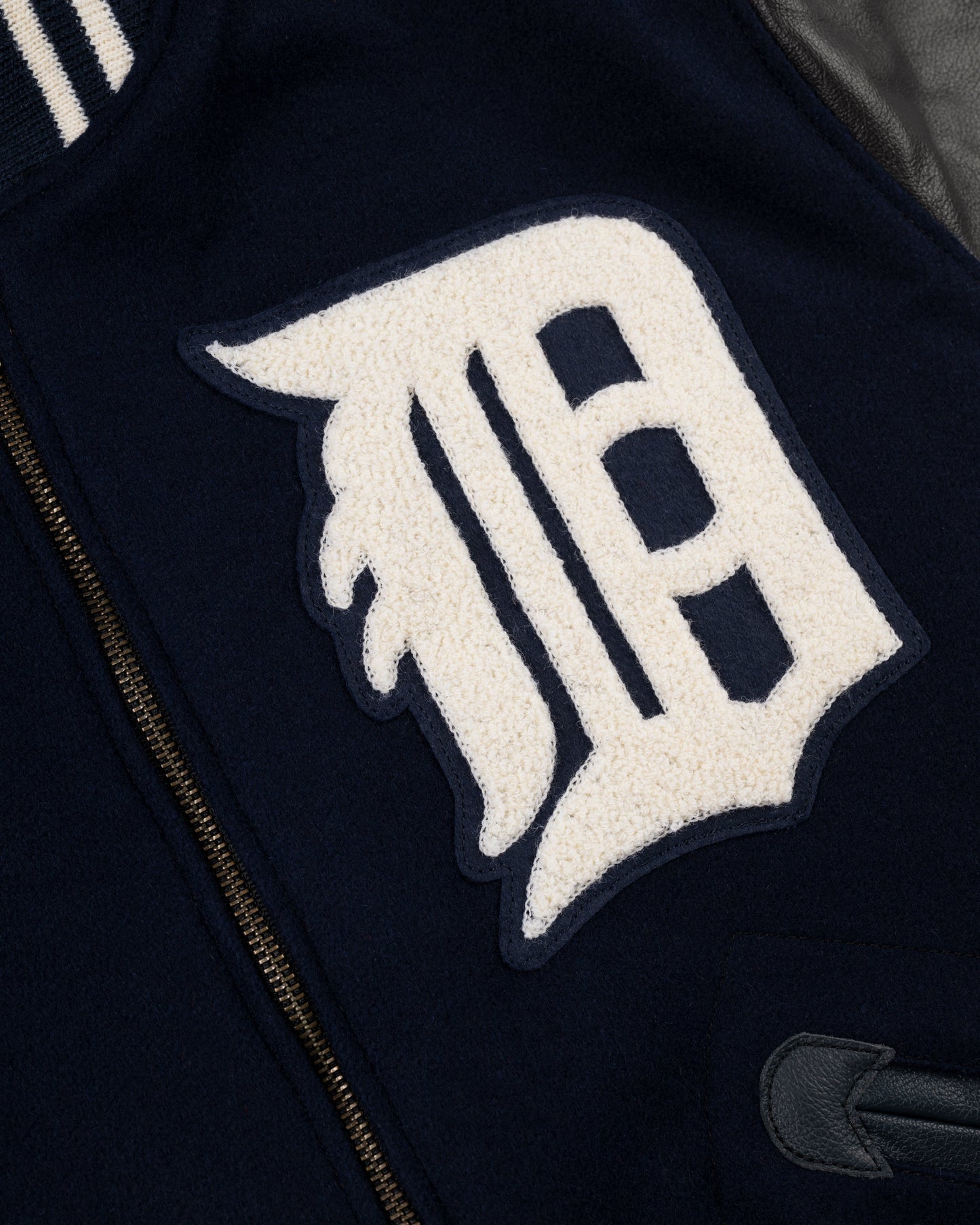 Detroit Tigers 1955 Authentic Wool & Leather Varsity Jacket
