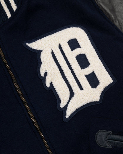 Detroit Tigers 1955 Authentic Wool & Leather Varsity Jacket