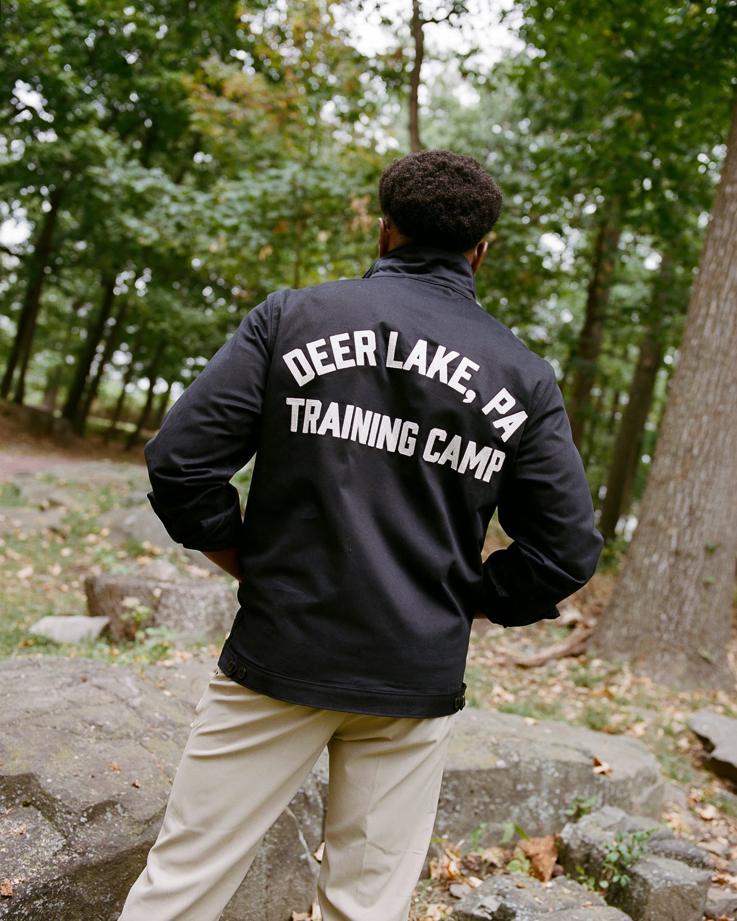 Muhammad Ali Training Camp Cotton Grounds Crew Jacket