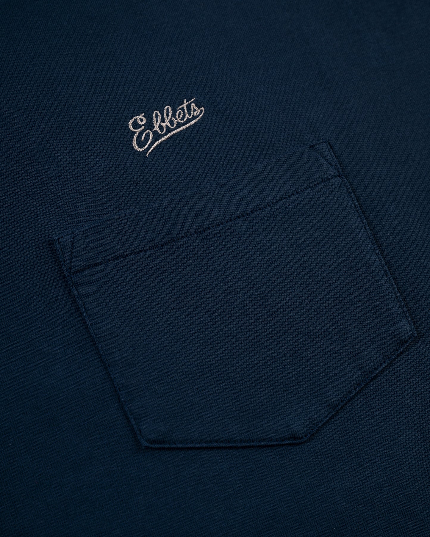 Ebbets Chest Logo Long Sleeve Pocket Tee