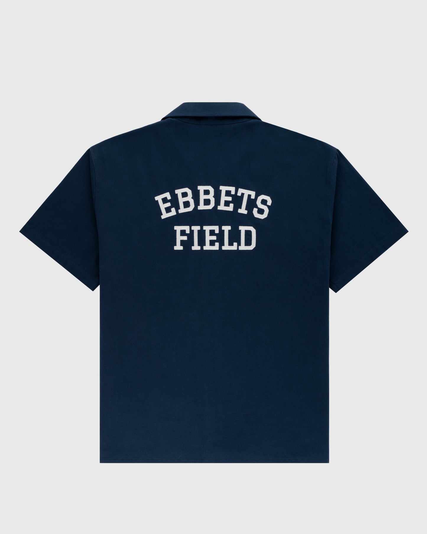 Ebbets Cotton Linen Grounds Crew Short Sleeve Workshirt