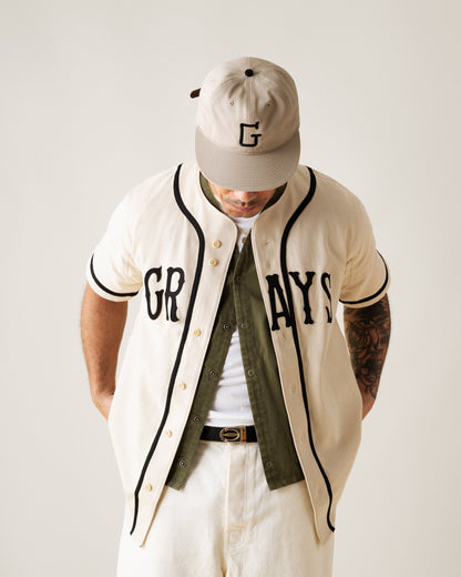 Homestead Grays Cotton Twill Baseball Jersey