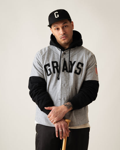 Homestead Grays Felt 'G' Cotton Twill Ballcap