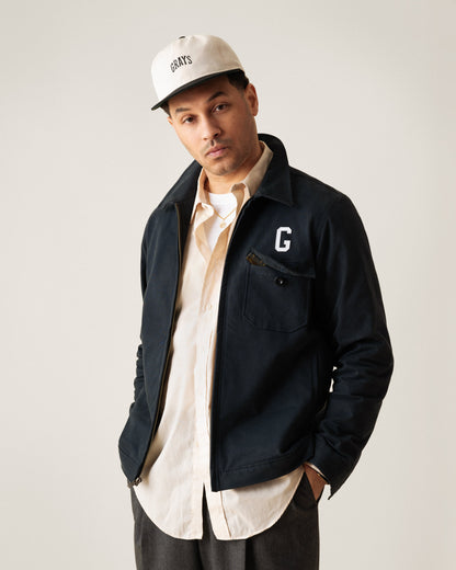 Homestead Grays Cotton Grounds Crew Jacket