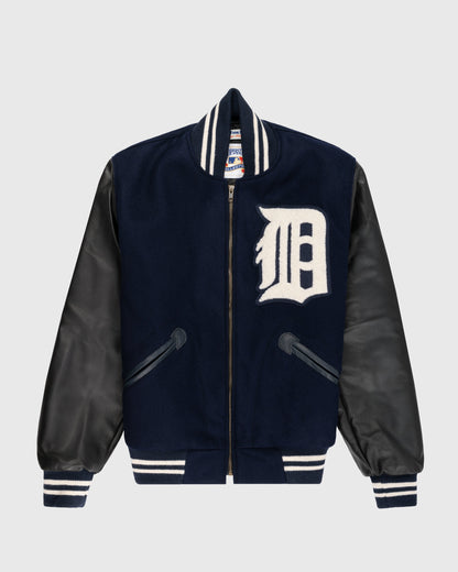 Detroit Tigers 1955 Authentic Wool & Leather Varsity Jacket