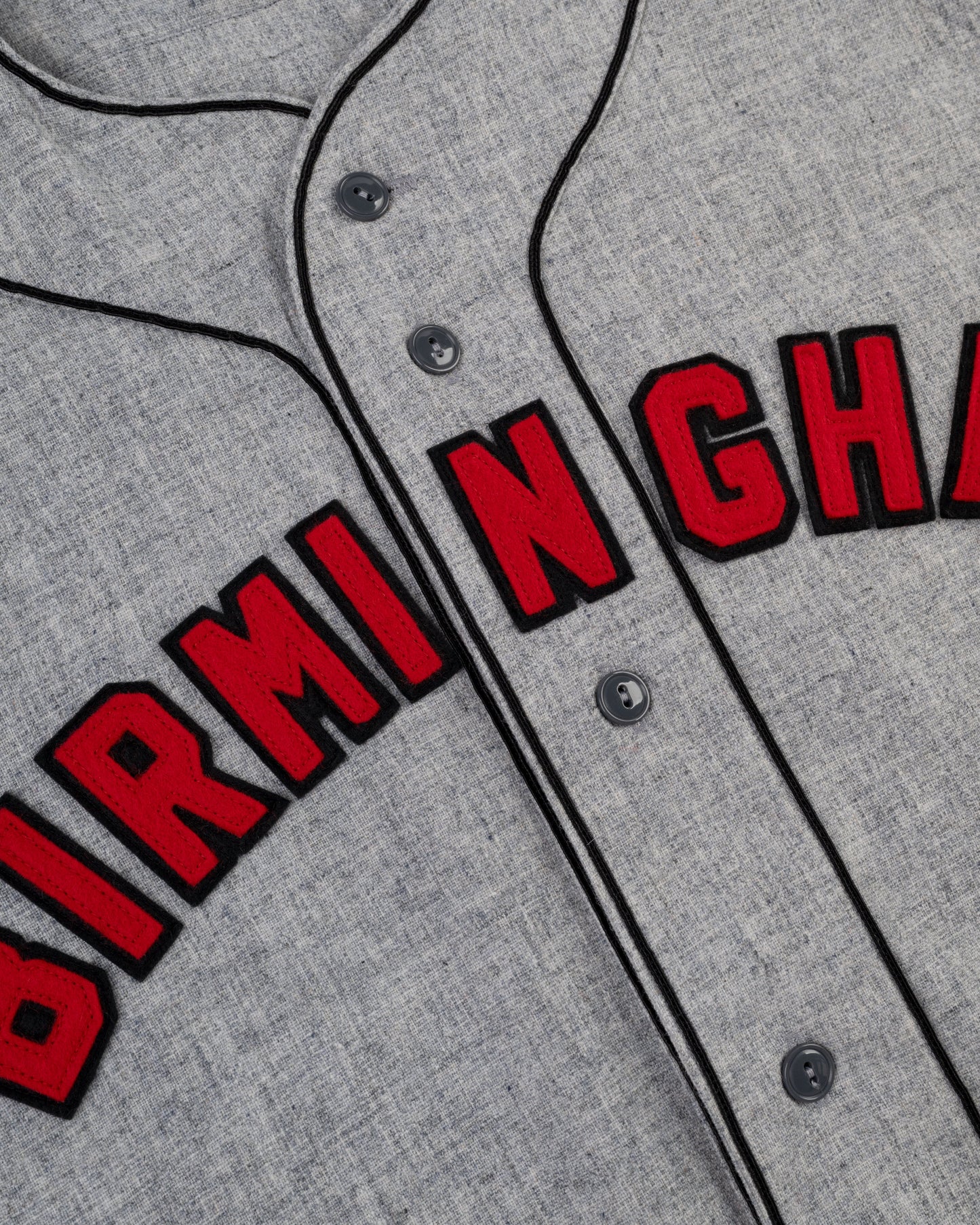 Birmingham Black Barons 1948 Authentic Wool Road Baseball Jersey