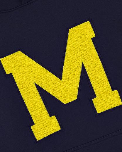 University of Michigan Heavyweight Cotton Terry Pullover Hoodie