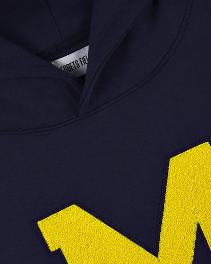 University of Michigan Heavyweight Cotton Terry Pullover Hoodie