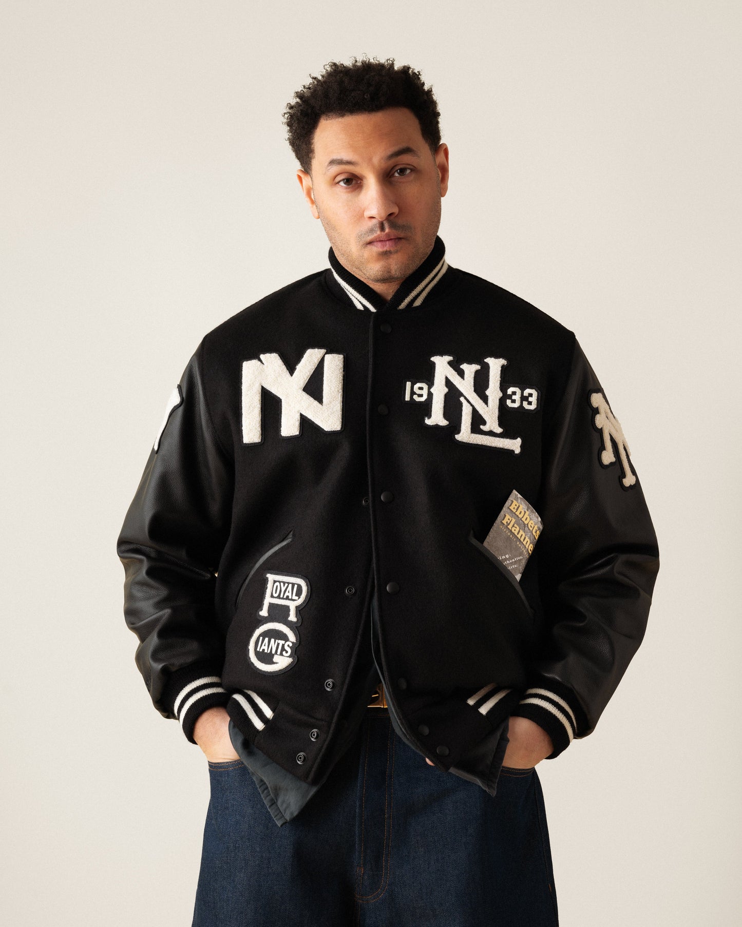 Negro League Wool & Leather Varsity Jacket