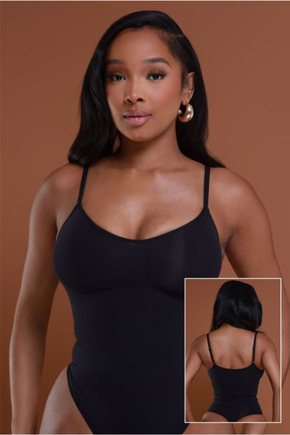Seamless Sculpting Thong Body Shaper - Black No.131