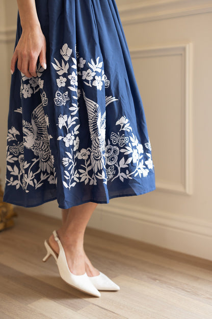 Finch Dress in Blue