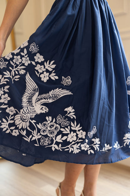 Finch Dress in Blue