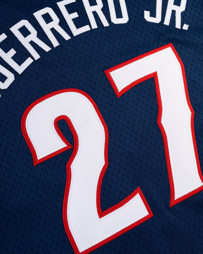Vladimir Guerrero Jr. New Hampshire Fisher Cats Mesh Button-Up Jersey