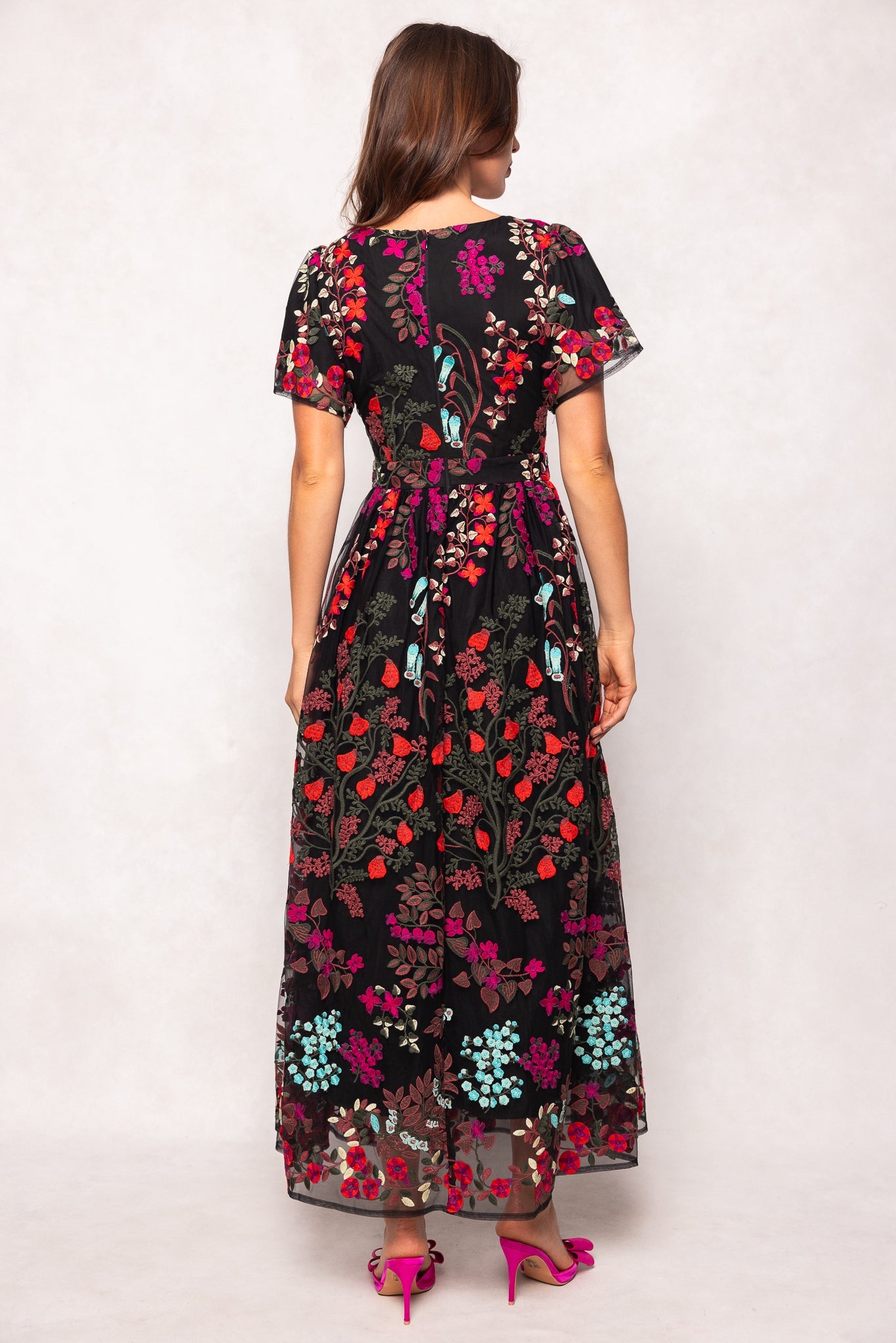 Flora Dress in Moonlit Blossom
