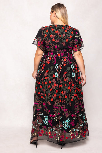 Flora Dress in Moonlit Blossom