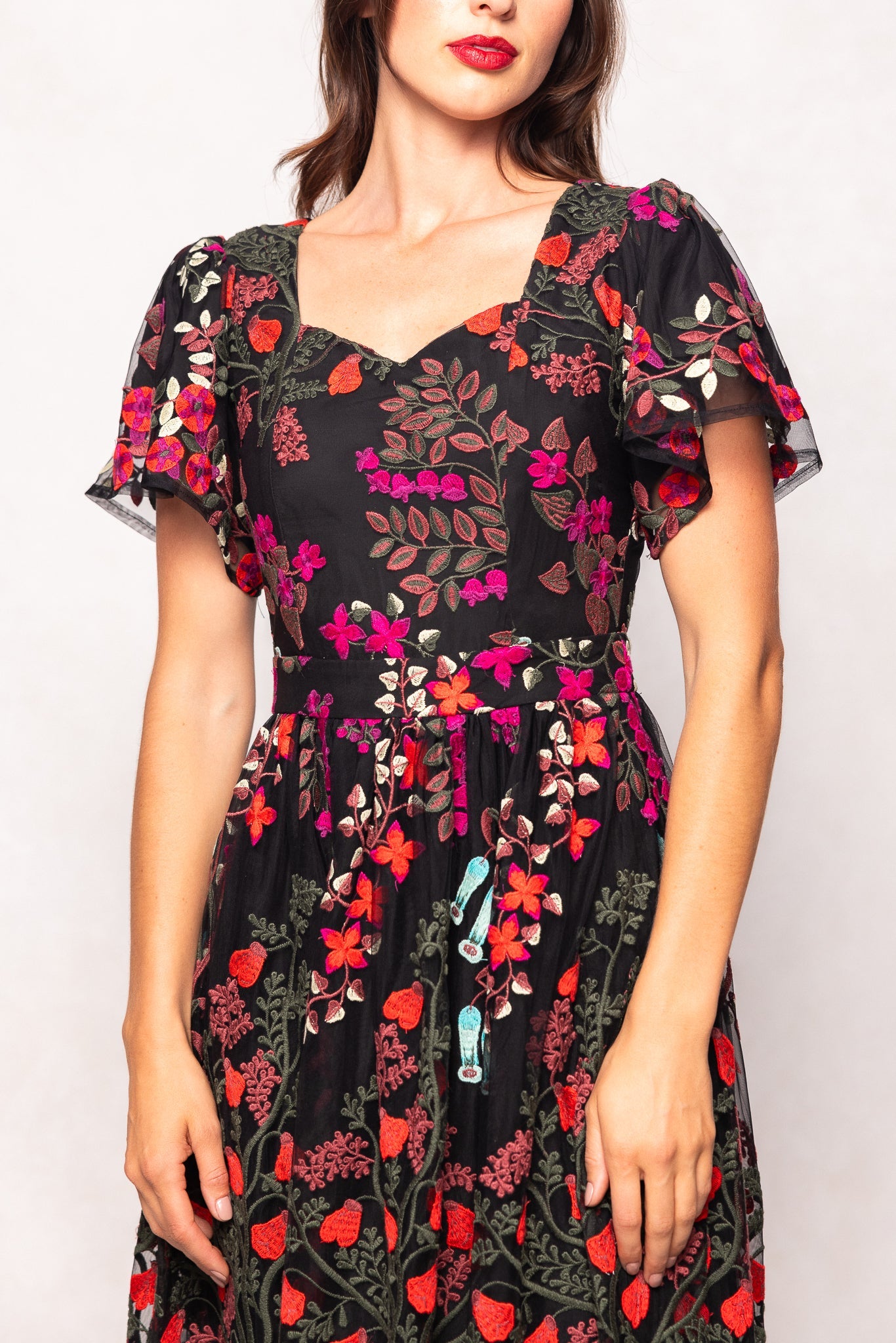 Flora Dress in Moonlit Blossom