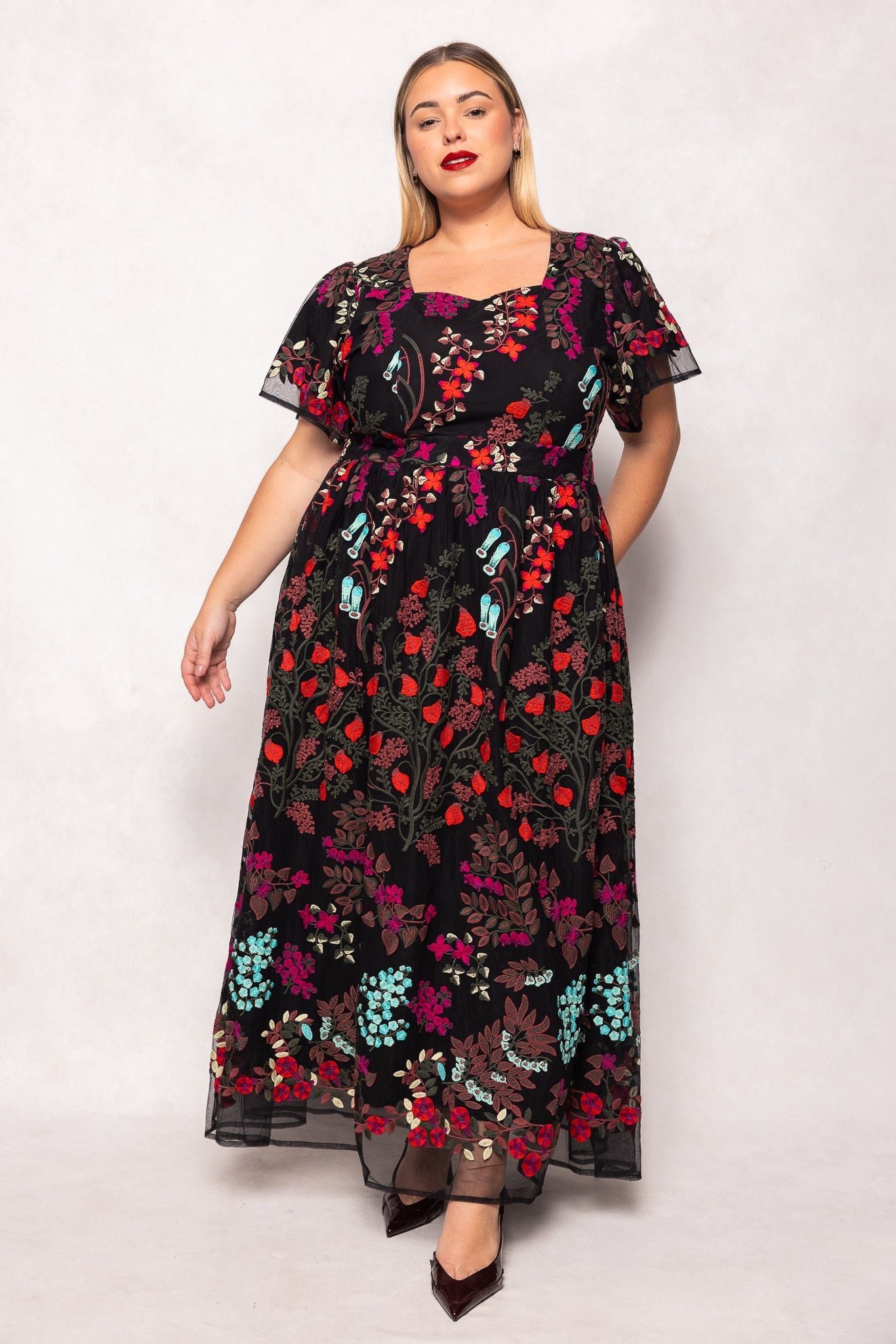 Flora Dress in Moonlit Blossom
