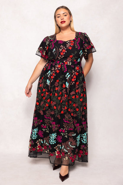 Flora Dress in Moonlit Blossom
