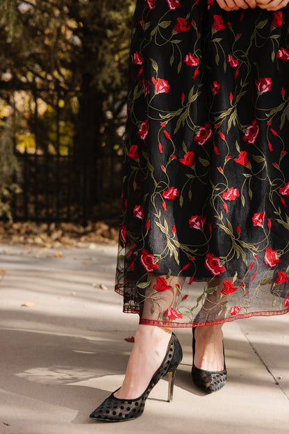 Flora Dress in Romantic Roses