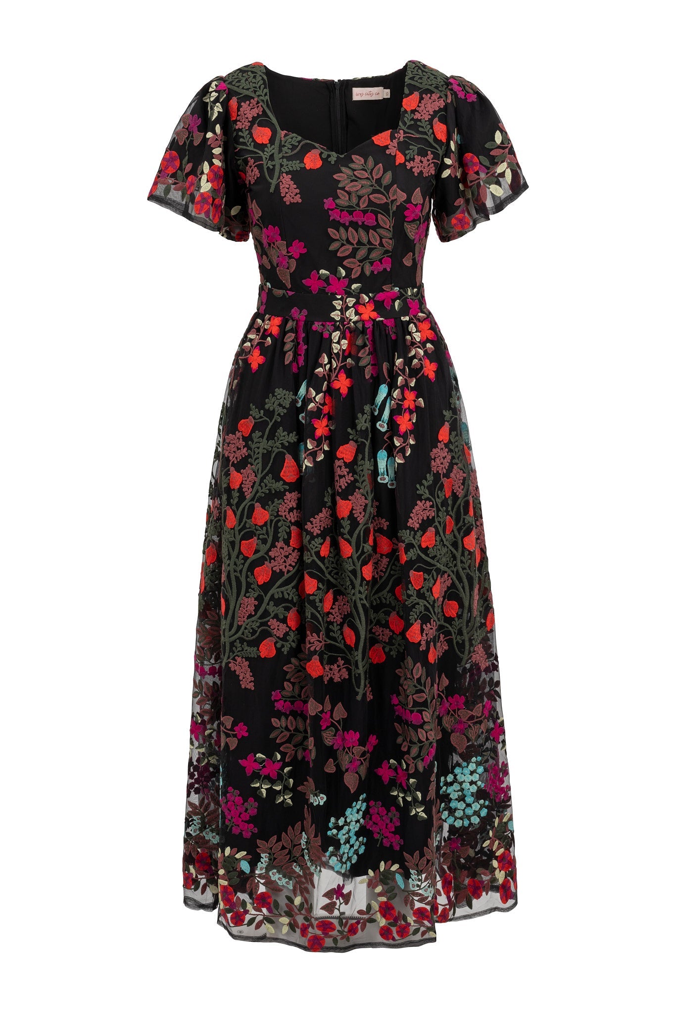 Flora Dress in Moonlit Blossom