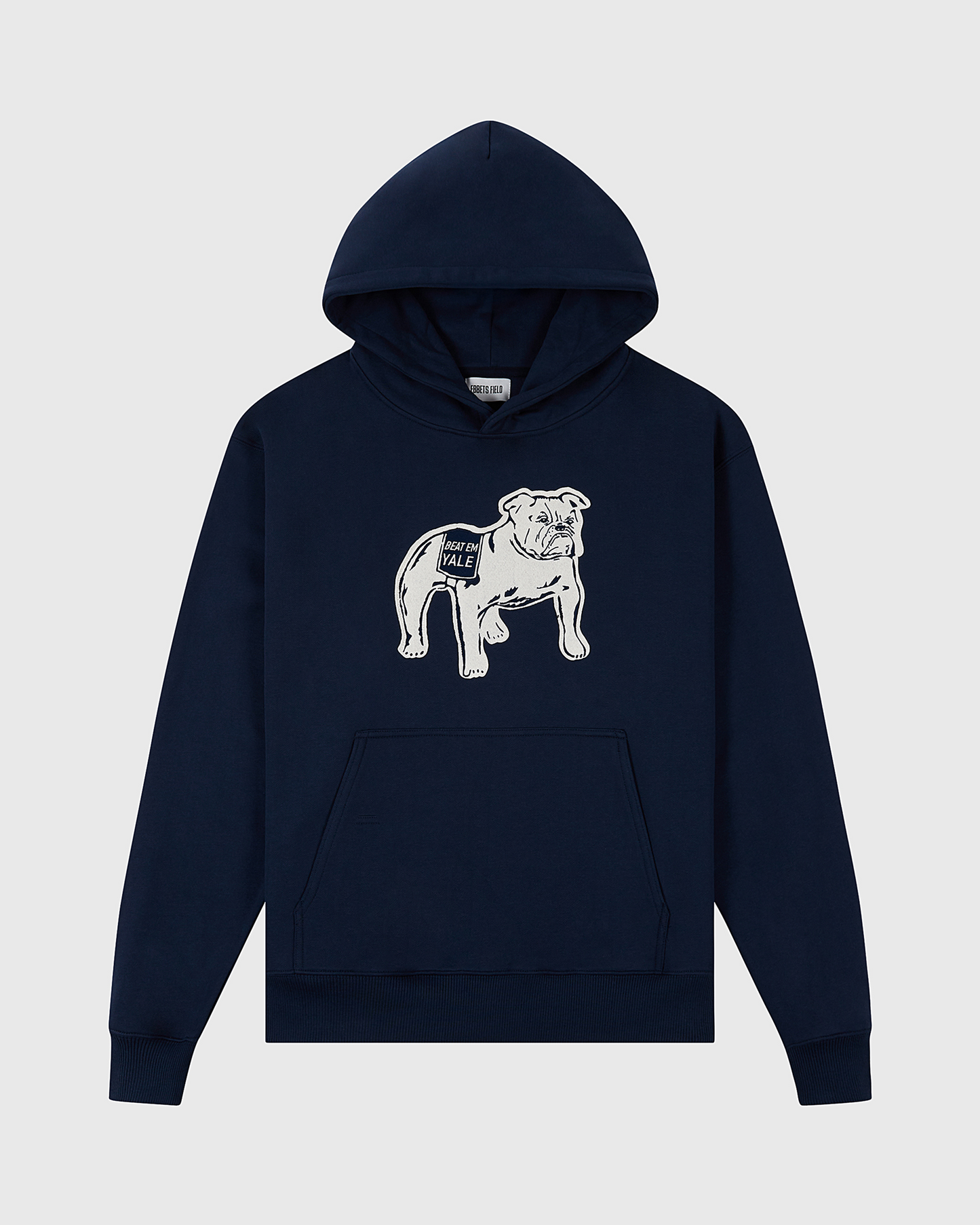Yale University Heavyweight Cotton Terry Pullover Hoodie
