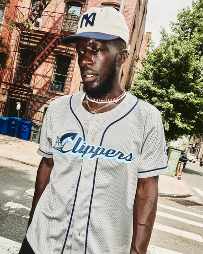Francisco Lindor Columbus Clippers Mesh Button-Up Jersey