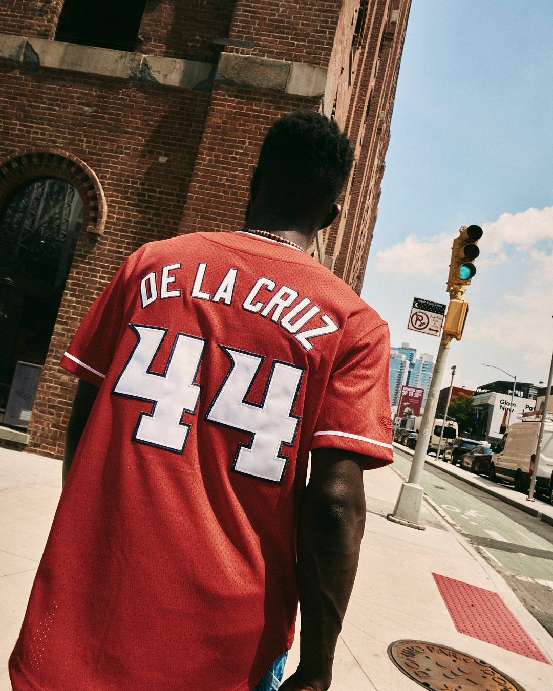 Elly De La Cruz Louisville Bats Mesh Button-Up Jersey