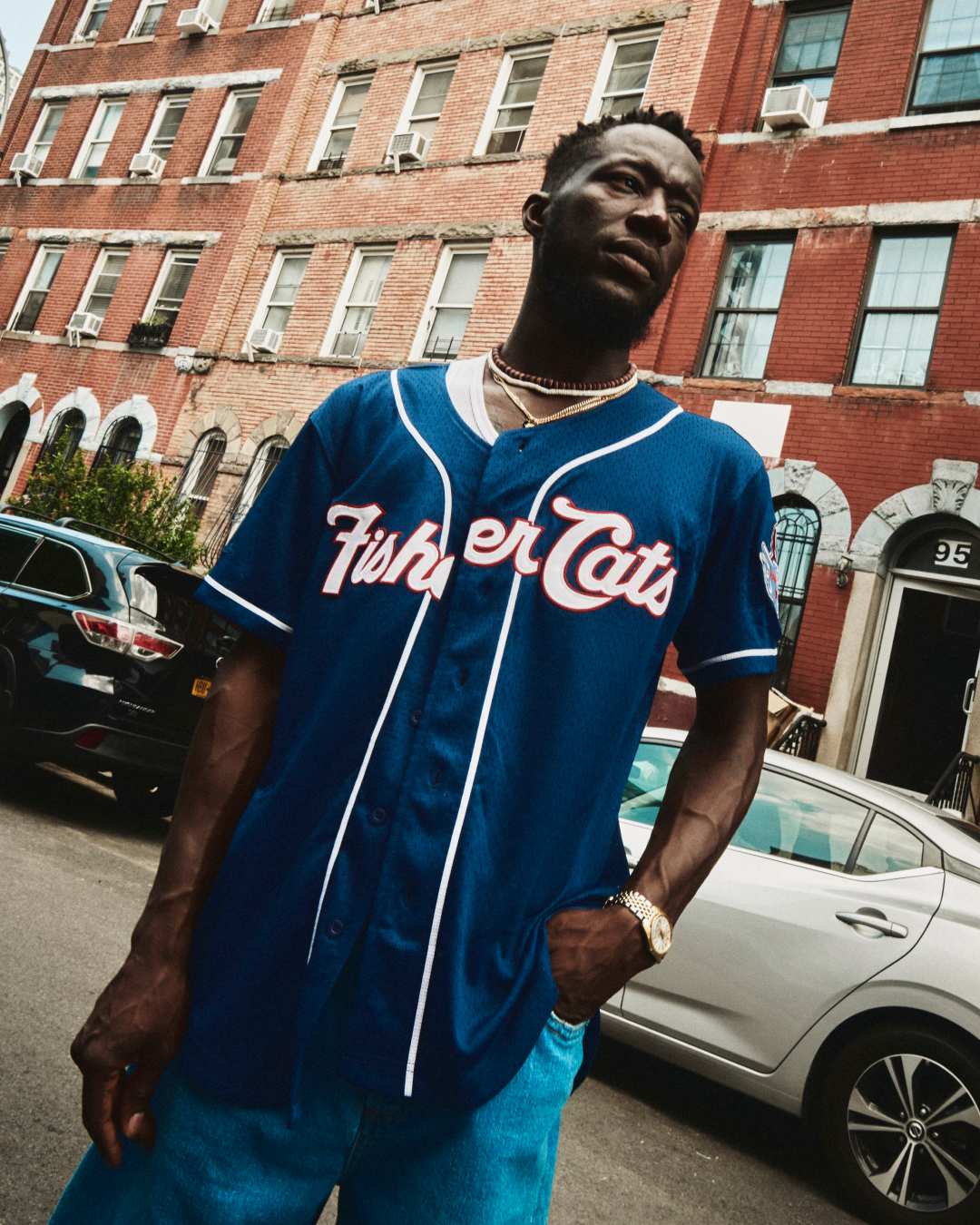 Vladimir Guerrero Jr. New Hampshire Fisher Cats Mesh Button-Up Jersey