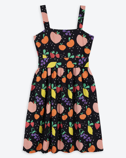 Miss Pompom Fruit Sun Dress
