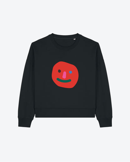 Miss PomPom Funny Face Sweatshirt