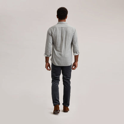 Hartford Double Cloth Shirt - Charcoal Heather