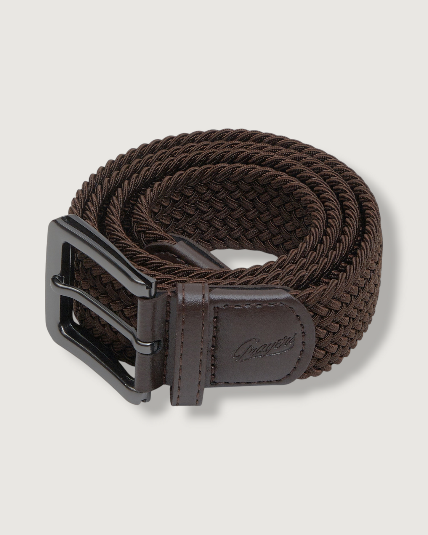 Webbed Flex Belt - Brown