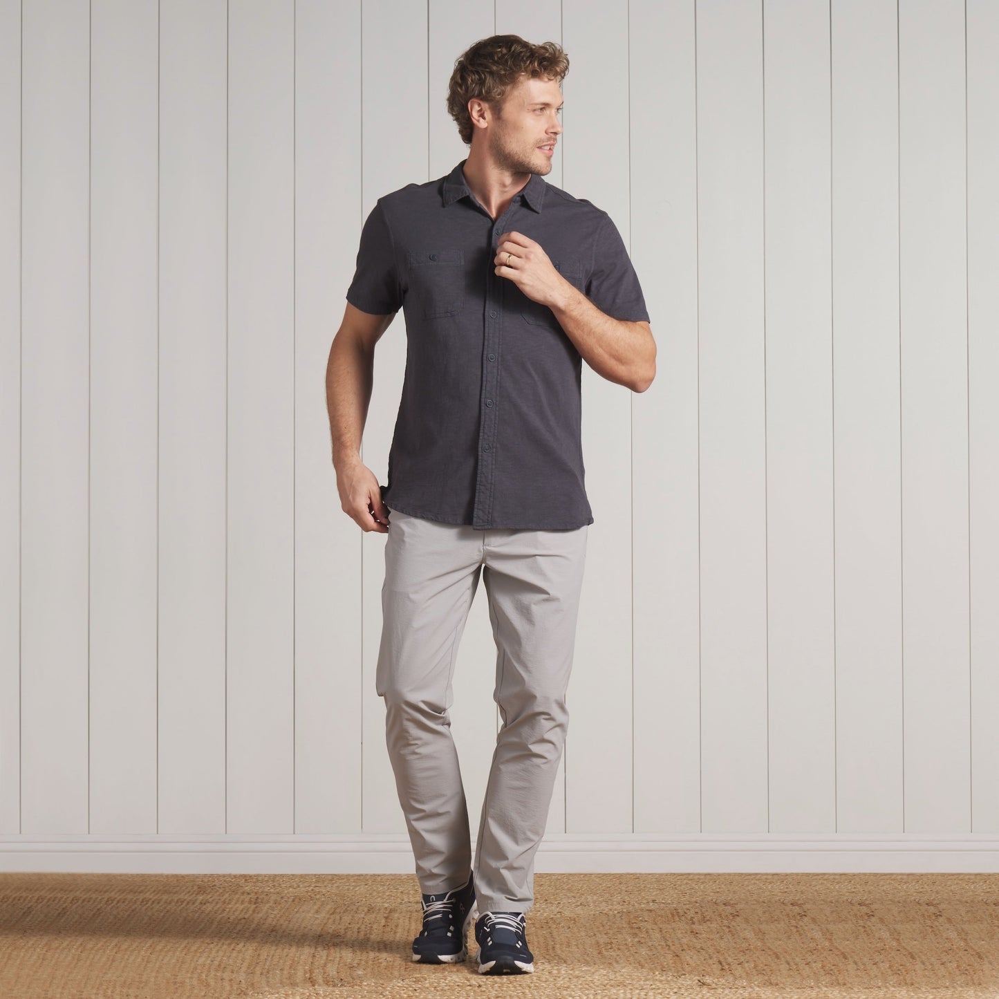 Hybrid Traveller Stretch Nylon Pants - Harbor Mist