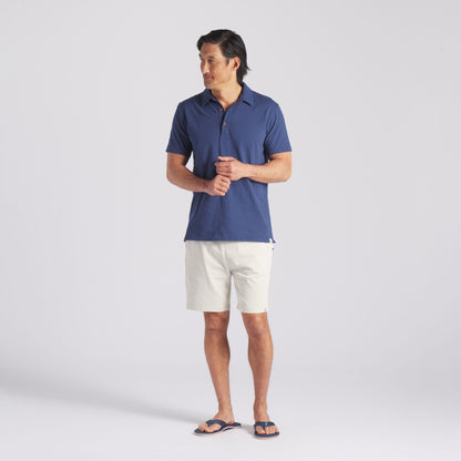 Elevated Jersey Draw Cord Shorts 8" - Light Pebble