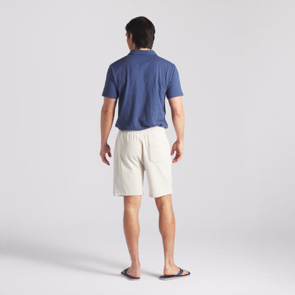 Elevated Jersey Draw Cord Shorts 8" - Light Pebble