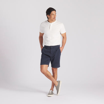 Precision Stretch Chino Shorts 8" - Navy