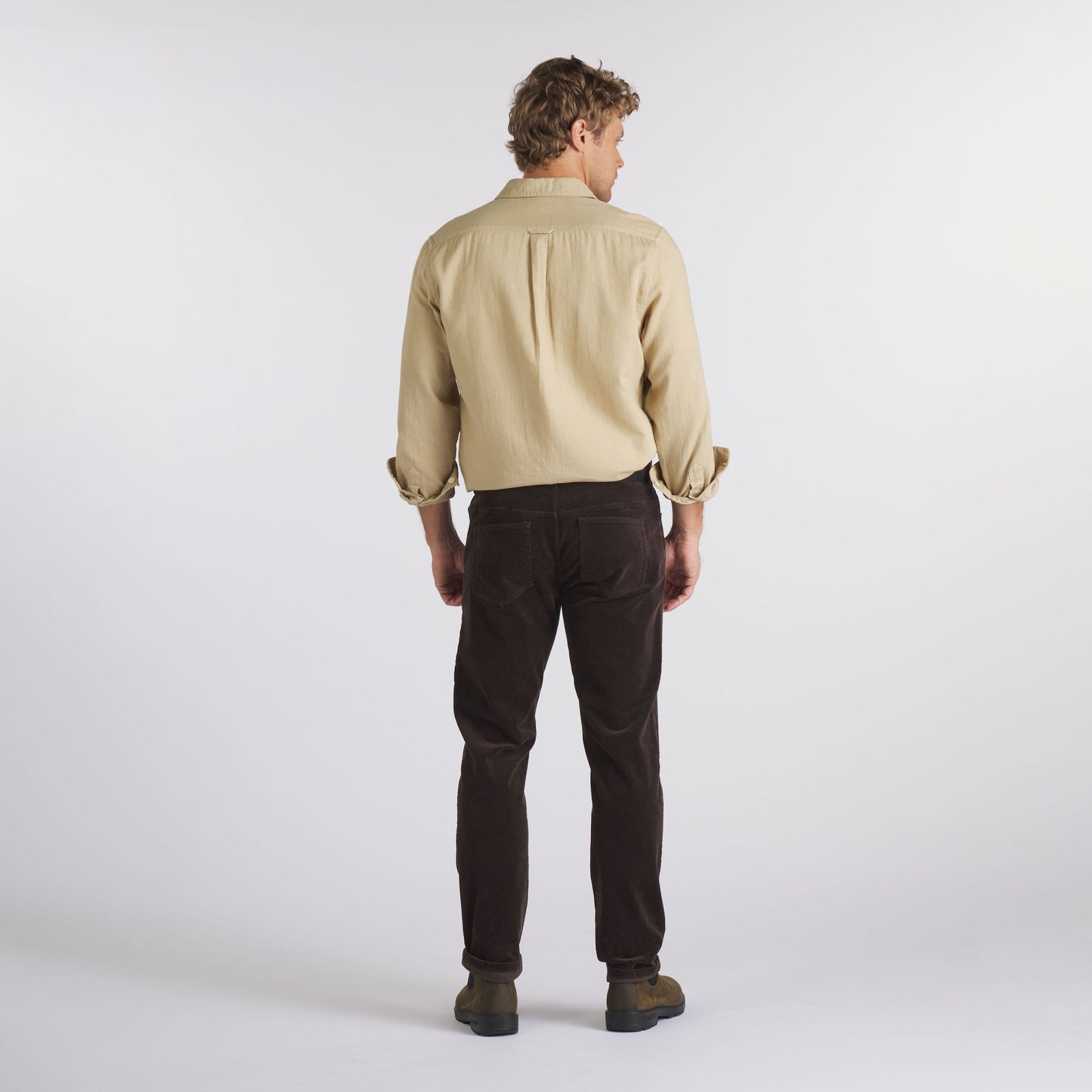 Brando Lightweight Double Cloth Shirt - Safari