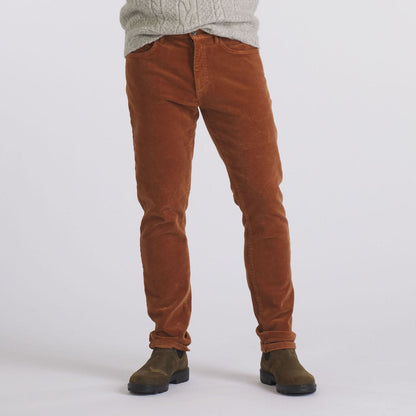 Burlington 5 Pocket Stretch Corduroy - Rawhide