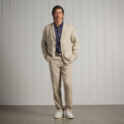 Aventura Washed Linen Pants - Safari