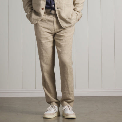 Aventura Washed Linen Pants - Safari