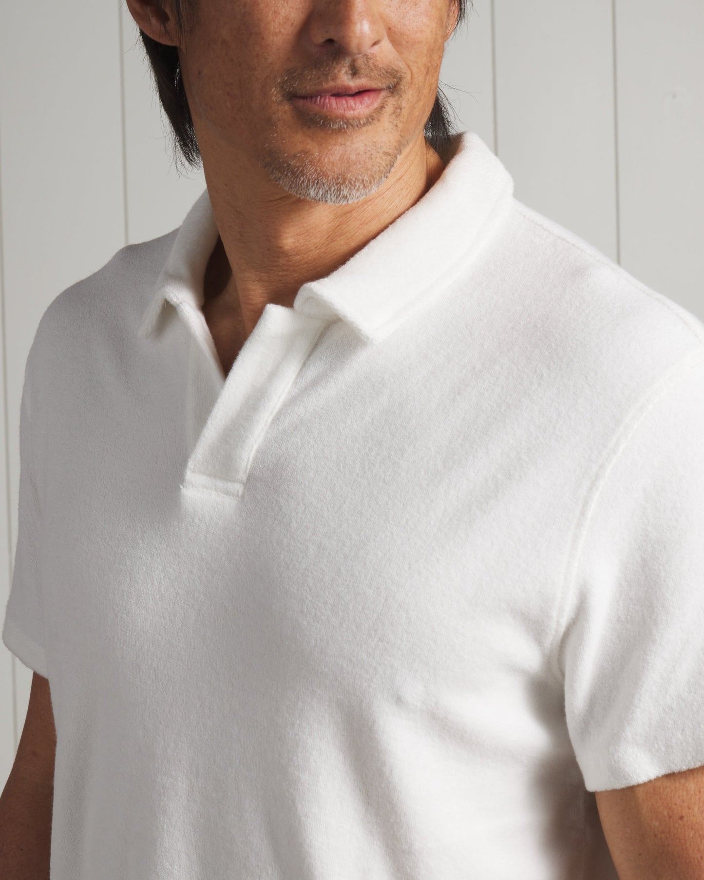 Riviera Terry Polo - White