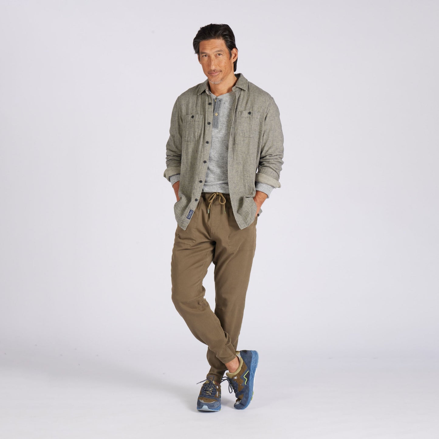 Hybrid Stretch Jogger - Military Olive