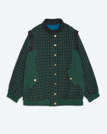 Lowie Green Check Bomber Jacket