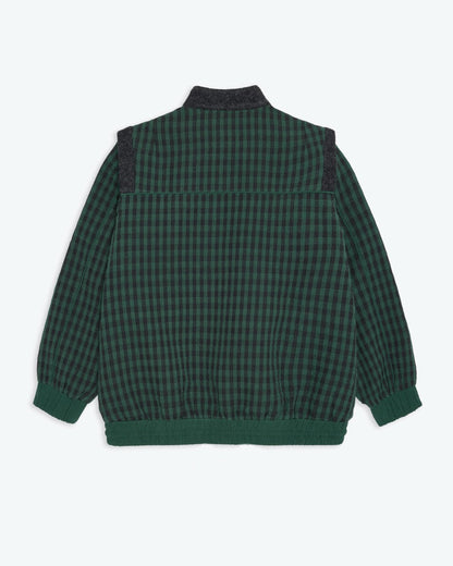 Lowie Green Check Bomber Jacket