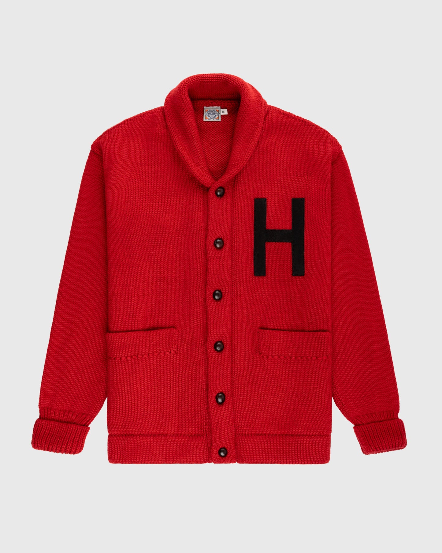 Harvard University 1940 Wool Shawl Collar Sweater