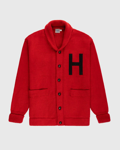 Harvard University 1940 Wool Shawl Collar Sweater