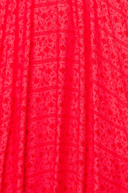 Hattie Dress in Crimson Pink