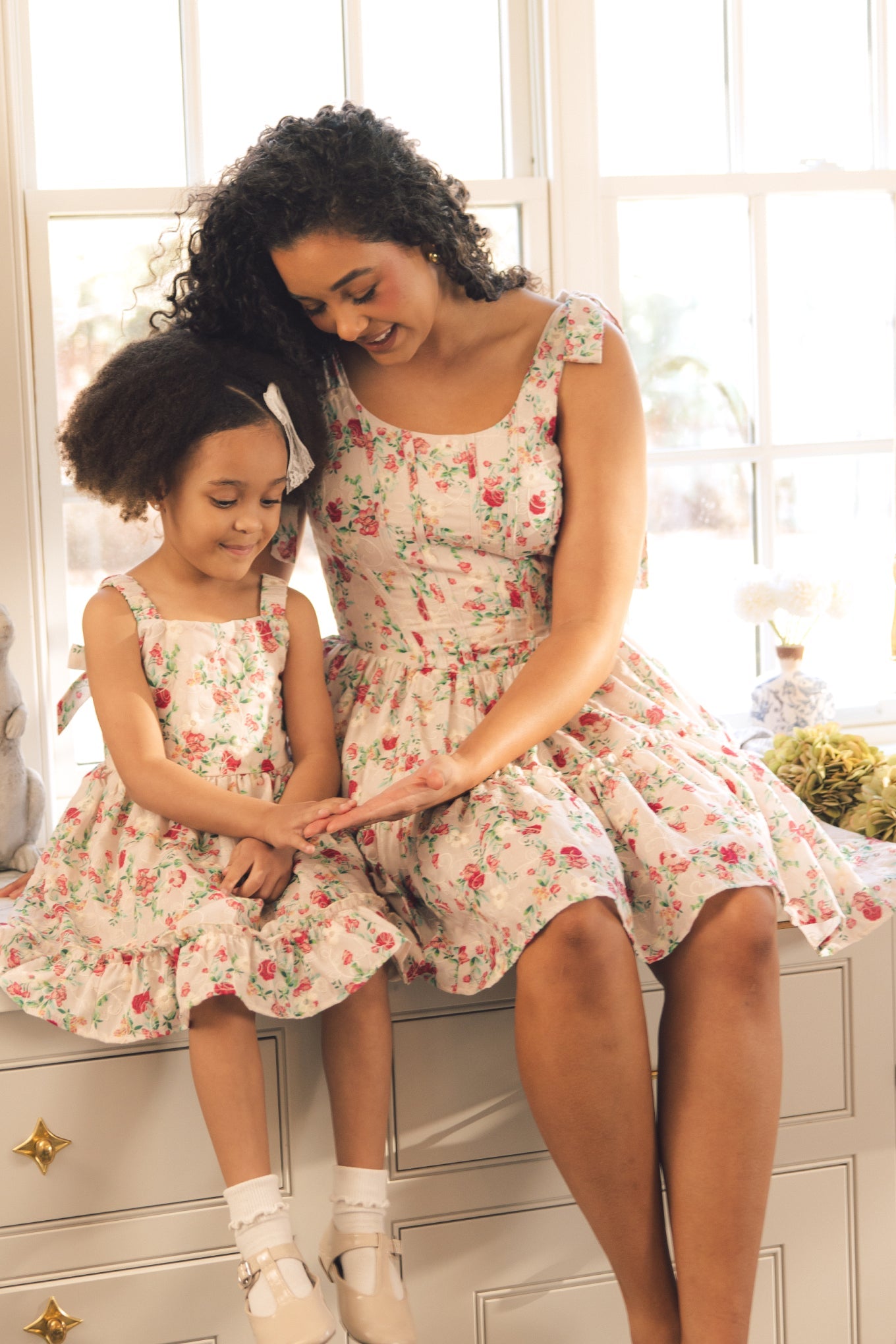 Helene Dress in Vibrant Chinz